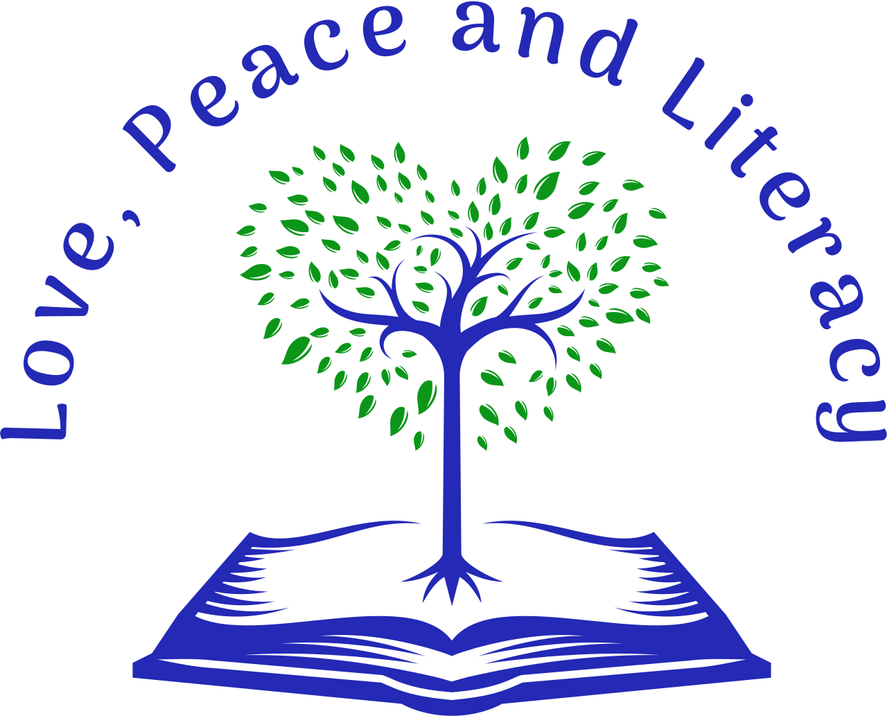 Love, Peace and Literacy LLC Logo